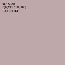 #C1A8A8 - Bison Hide Color Image